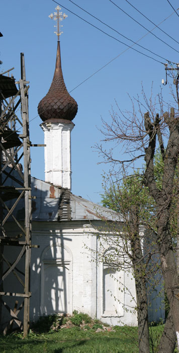 Переславль-Залесский. Богородицко-Сретенский Новодевичий монастырь. Собор Сретения Владимирской иконы Божией Матери (Владимирский). архитектурные детали