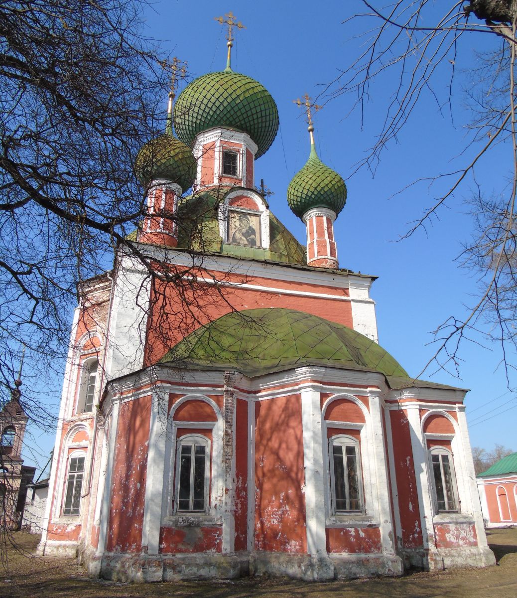 Богородицко-Сретенский Новодевичий монастырь. Собор Сретения Владимирской иконы Божией Матери (Владимирский), Переславль-Залесский (Переславский район и г. Переславль-Залесский, Ярославская область). фасады
