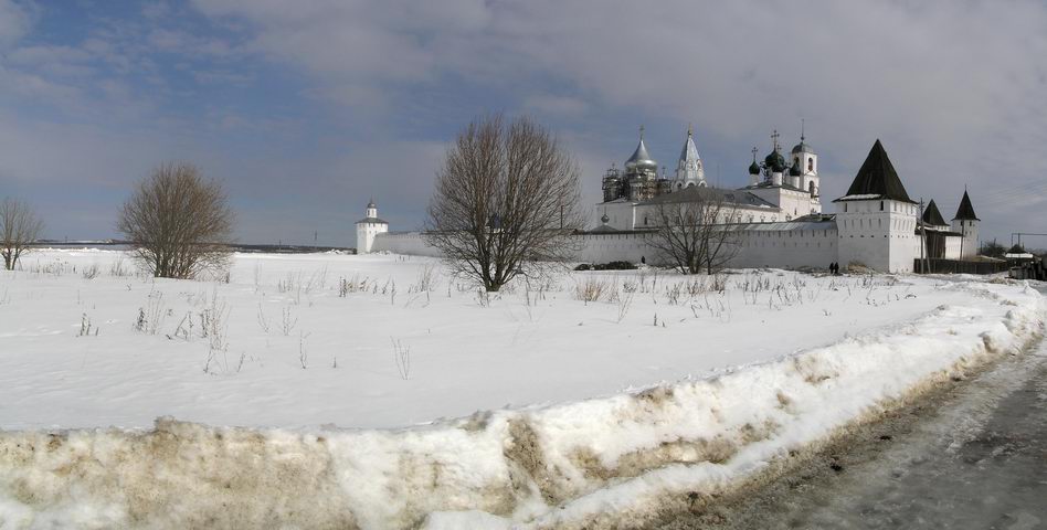 Никитский монастырь, Никитская Слобода (Переславский район и г. Переславль-Залесский, Ярославская область). общий вид в ландшафте