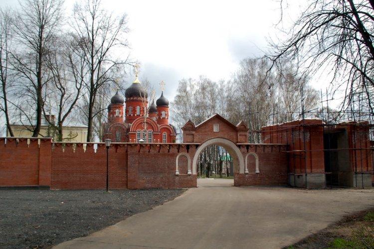 Крестовоздвиженский Иерусалимский монастырь, Горки Ленинские, пос. санатория (Ленинский городской округ, Московская область). фасады