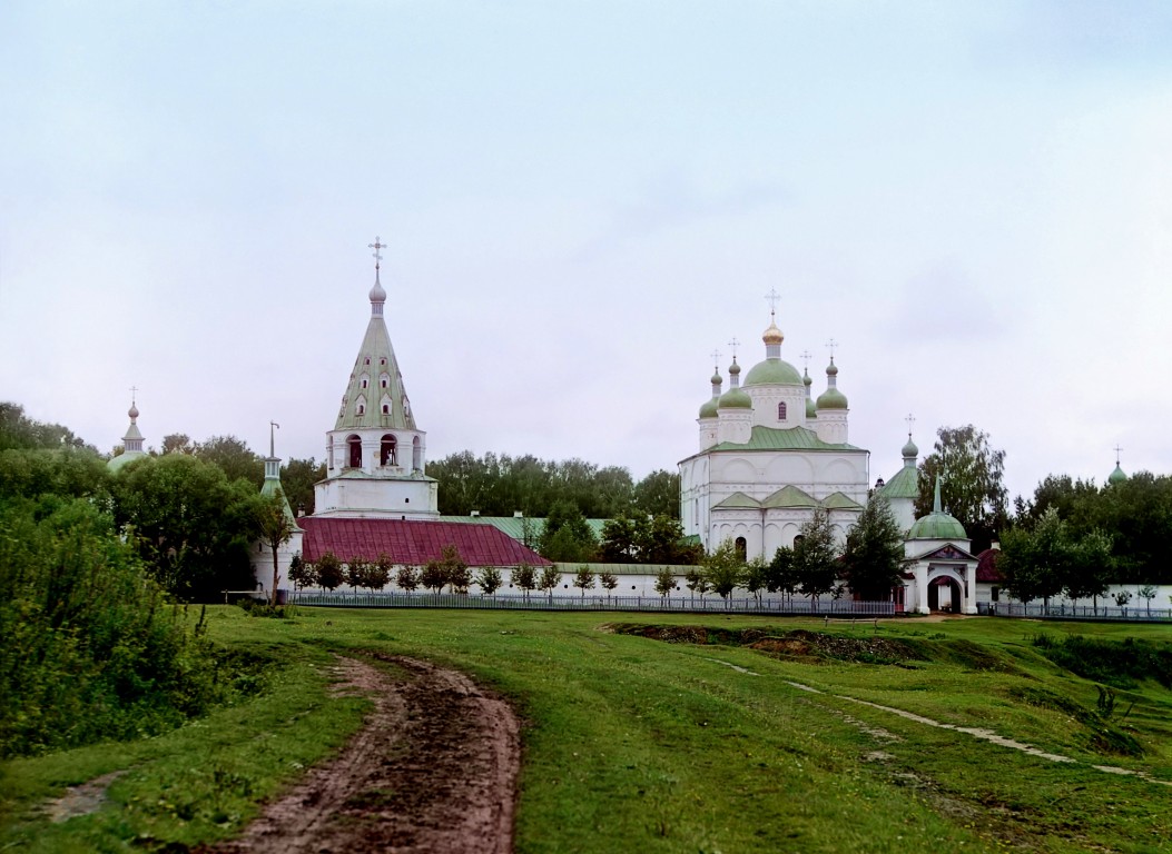 Можайск. Лужецкий Ферапонтов монастырь. архивная фотография, Прокудин-Горский. Фото с сайта http://andcvet.narod.ru