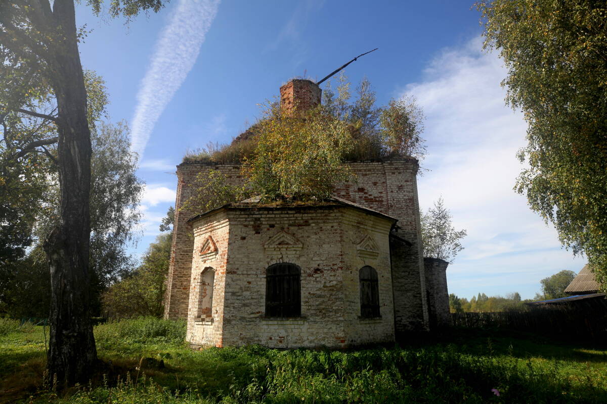 Церковь Рождества Пресвятой Богородицы, Реброво (Галичский район, Костромская область). фасады
