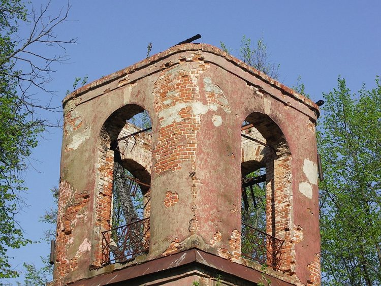 Церковь Рождества Христова, Юркино (Истринский городской округ и ЗАТО Восход, Московская область). архитектурные детали, верхний ярус колокольни