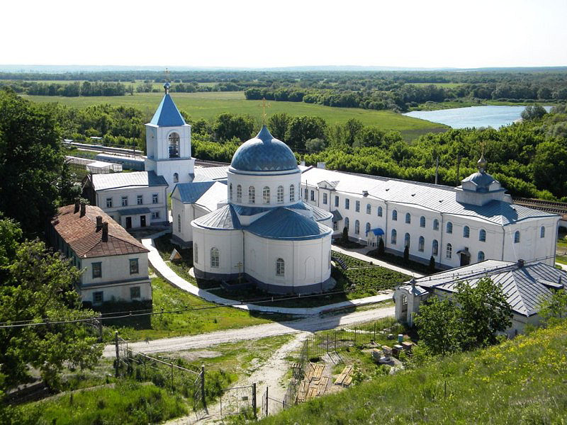 Дивногорский Монастырь, посёлок. Успенский Дивногорский мужской монастырь. фасады