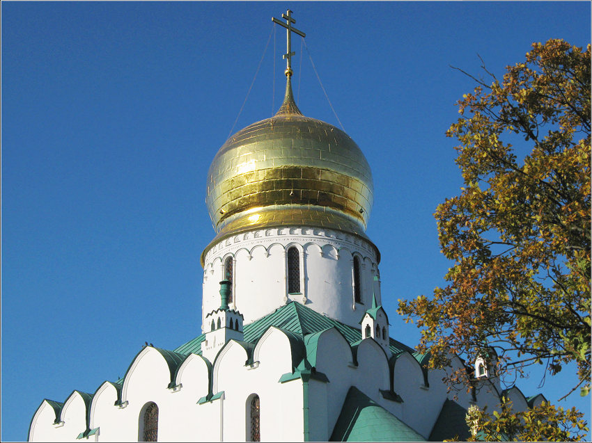 Пушкин (Царское Село). Собор Феодоровской иконы Божией Матери в Царском Селе. архитектурные детали