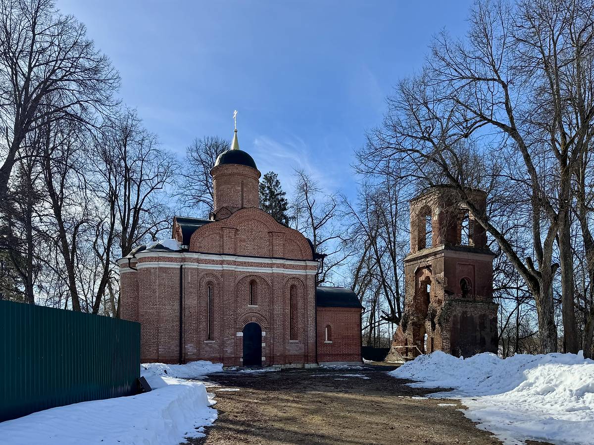 Вид с севера, фасады. Церковь Рождества Христова, Юркино (Истринский городской округ и ЗАТО Восход, Московская область)