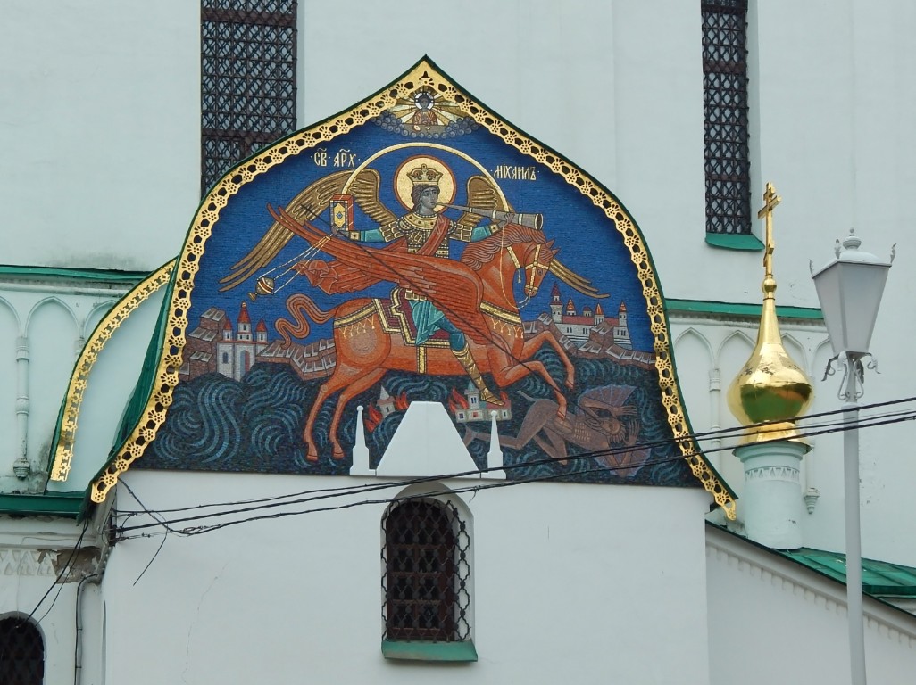 Собор Феодоровской иконы Божией Матери в Царском Селе, Пушкин (Царское Село) (Санкт-Петербург, Пушкинский район, г. Санкт-Петербург). дополнительная информация, Образ святого архангела Михаила