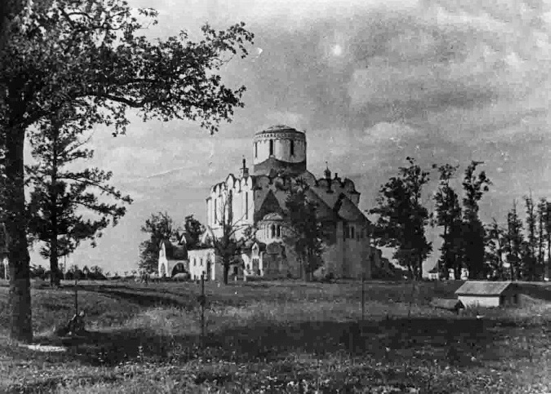 Собор Феодоровской иконы Божией Матери в Царском Селе, Пушкин (Царское Село) (Санкт-Петербург, Пушкинский район, г. Санкт-Петербург). архивная фотография, Фото 1947 г. из приходского архива
