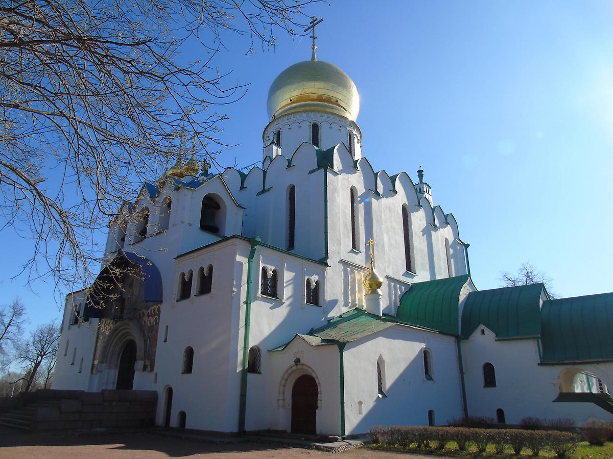 фасады. Собор Феодоровской иконы Божией Матери в Царском Селе, Пушкин (Царское Село) (Санкт-Петербург, Пушкинский район, г. Санкт-Петербург)