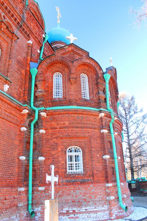 Черкизово. Церковь Покрова Пресвятой Богородицы. архитектурные детали, Апсида, вид с юга