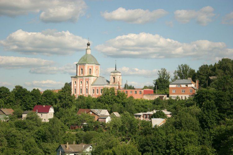 Церковь Георгия Победоносца, Смоленск (Смоленск, город, Смоленская область). общий вид в ландшафте