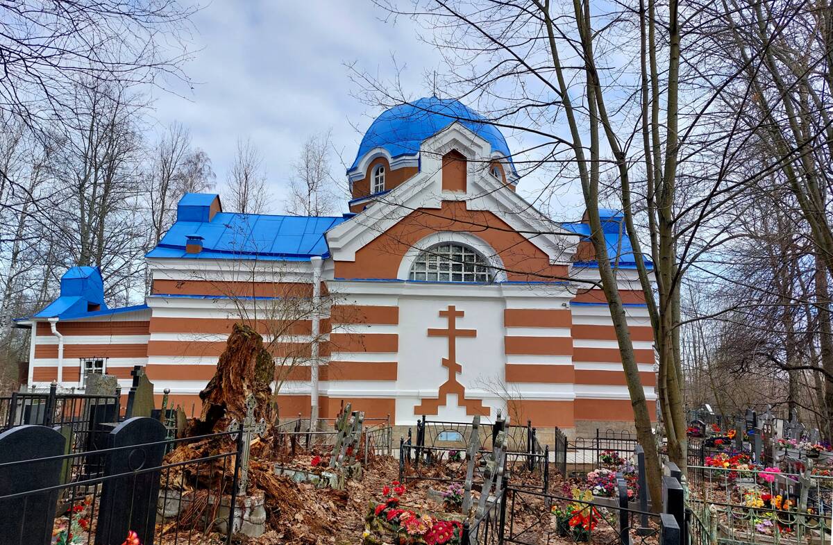 Церковь Владимира равноапостольного, Усть-Ижора (Санкт-Петербург, Колпинский район, г. Санкт-Петербург). фасады