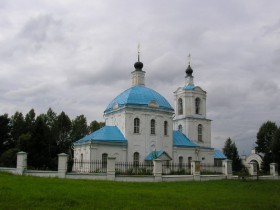 Ново-Спасское (Новоспасское). Церковь Тихвинской иконы Божией Матери