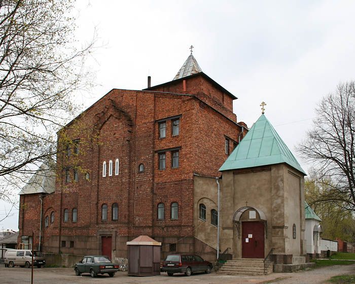 Петергоф. Церковь Серафима Саровского. фасады, Западный фасад