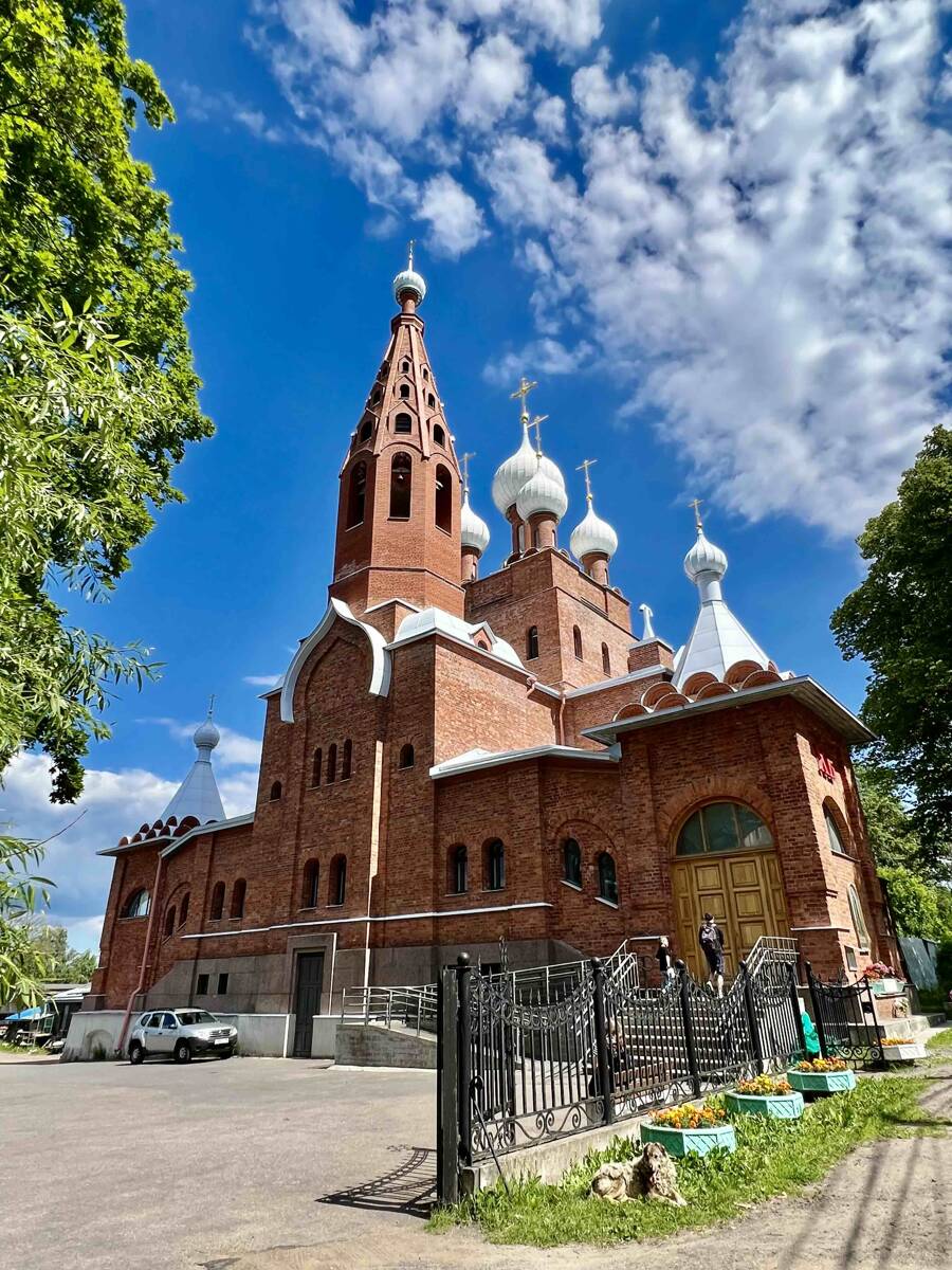 Церковь Серафима Саровского в Старом Петергофе, Петергоф (Санкт-Петербург, Петродворцовый район, г. Санкт-Петербург). фасады