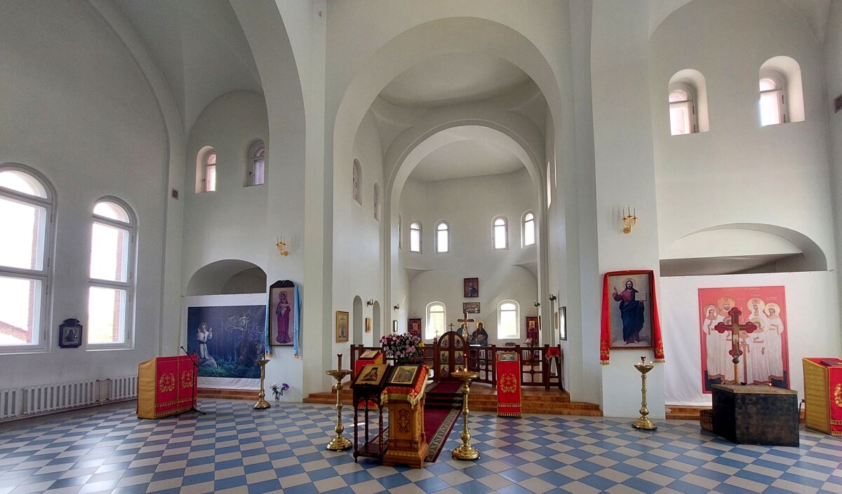 Церковь Серафима Саровского в Старом Петергофе, Петергоф (Санкт-Петербург, Петродворцовый район, г. Санкт-Петербург). интерьер и убранство