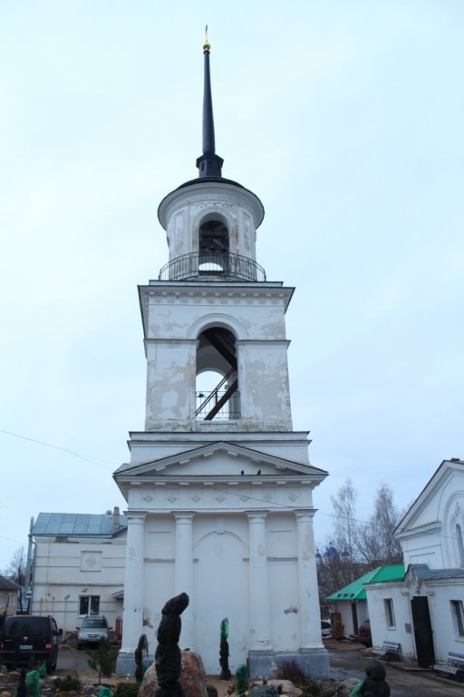 Кафедральный собор Вознесения Господня, Кашин (Кашинский городской округ, Тверская область). архитектурные детали, Колокольня собора, вид с юга