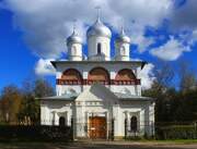 Церковь Троицы Живоначальной, Западный фасад<br>, Старая Русса, Старорусский район, Новгородская область