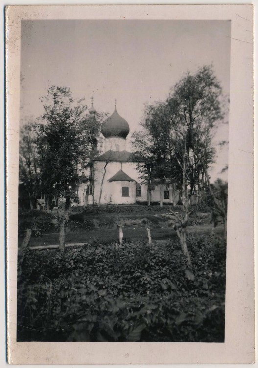 Старая Русса. Церковь Георгия Победоносца. архивная фотография, Редкий ракурс со стороны абсиды. Фото 1942 г. с аукциона e-bay.de