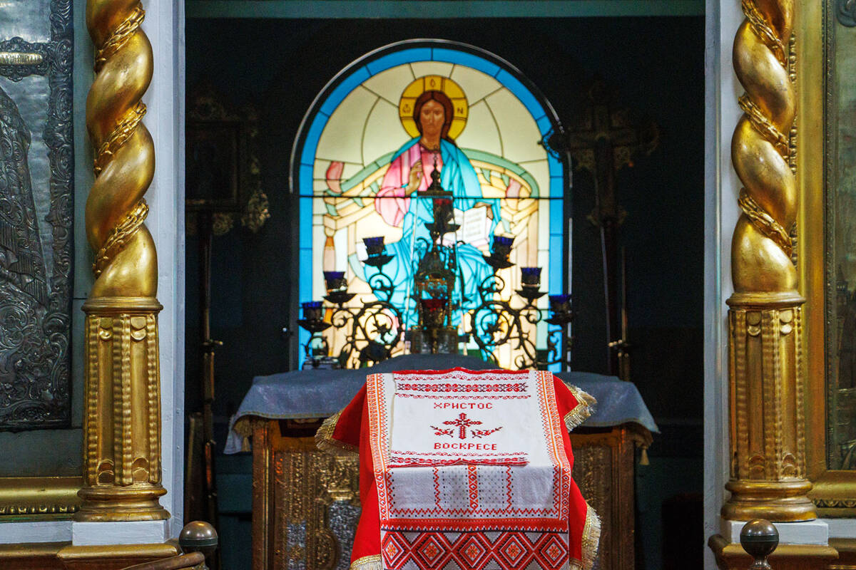 Церковь Георгия Победоносца, Старая Русса (Старорусский район, Новгородская область). интерьер и убранство