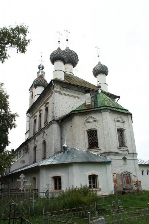 Церковь Михаила Архангела, Архангельское (Угличский район, Ярославская область). фасады, Вид с юго-запада