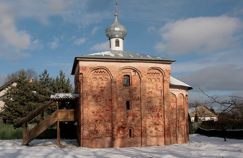 Старая Русса. Церковь Мины великомученика. фасады, Южный фасад