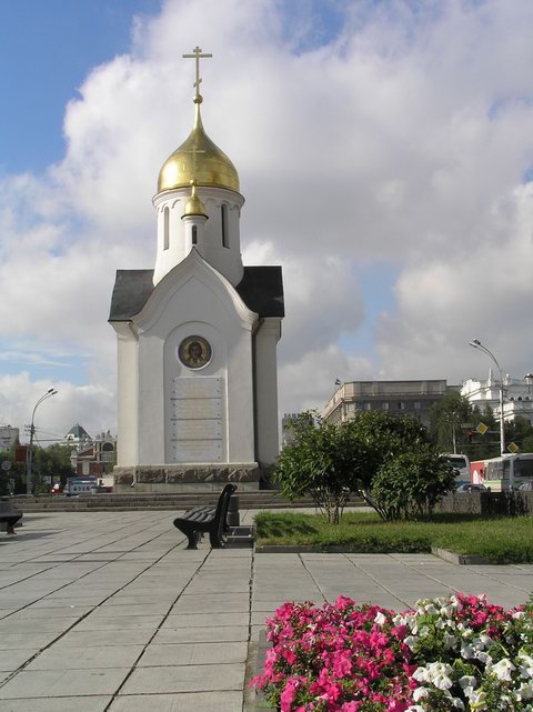 Новосибирск. Часовня Николая Чудотворца на Красном проспекте (новая). фасады