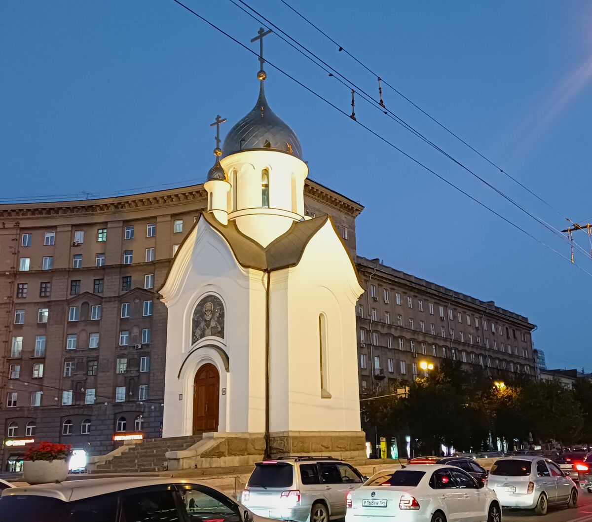 Часовня Николая Чудотворца на Красном проспекте (новая), Новосибирск (Новосибирск, город, Новосибирская область). художественные фотографии