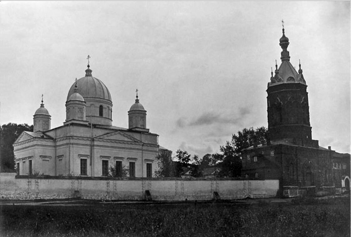 Галич. Николаевский Староторжский монастырь. архивная фотография, Фотоснимок с дореволюционной фотографии.