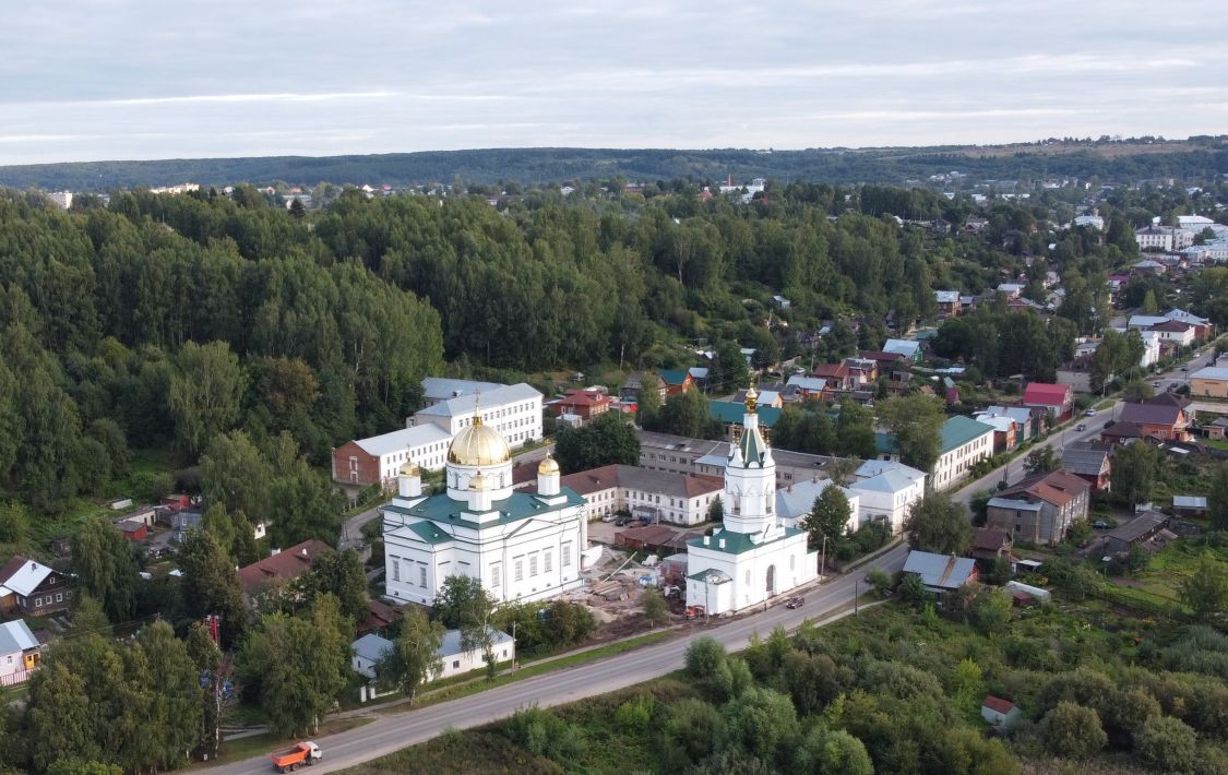 Николаевский Староторжский монастырь, Галич (Галичский район, Костромская область). общий вид в ландшафте