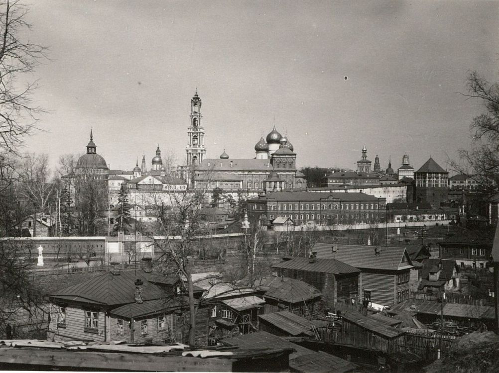 Троице-Сергиева Лавра, Сергиев Посад (Сергиево-Посадский городской округ, Московская область). архивная фотография, Фото Германа Гроссмана. 1958 год