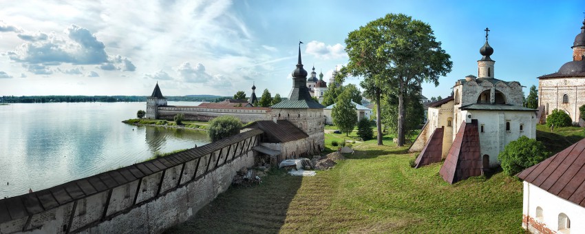 Кириллов. Кирилло-Белозерский монастырь. фасады, панорама