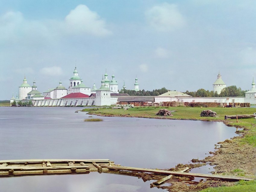 Кирилло-Белозерский монастырь, Кириллов (Кирилловский район, Вологодская область). архивная фотография, Фотография С.М. Прокудина-Горского, 1909 год. Источник - сайт проекта 