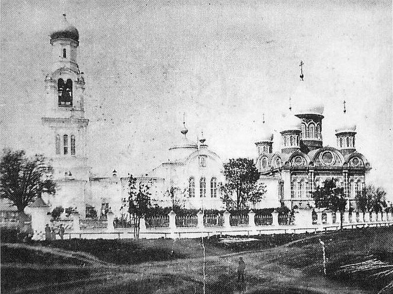 Церковь Николая Чудотворца, Рогачёво (Дмитровский городской округ, Московская область). архивная фотография, фото конца XIX века. с сайта http://anashina.com/selo-rogachyovo-i-xram-nikolaya-chudotvorca/