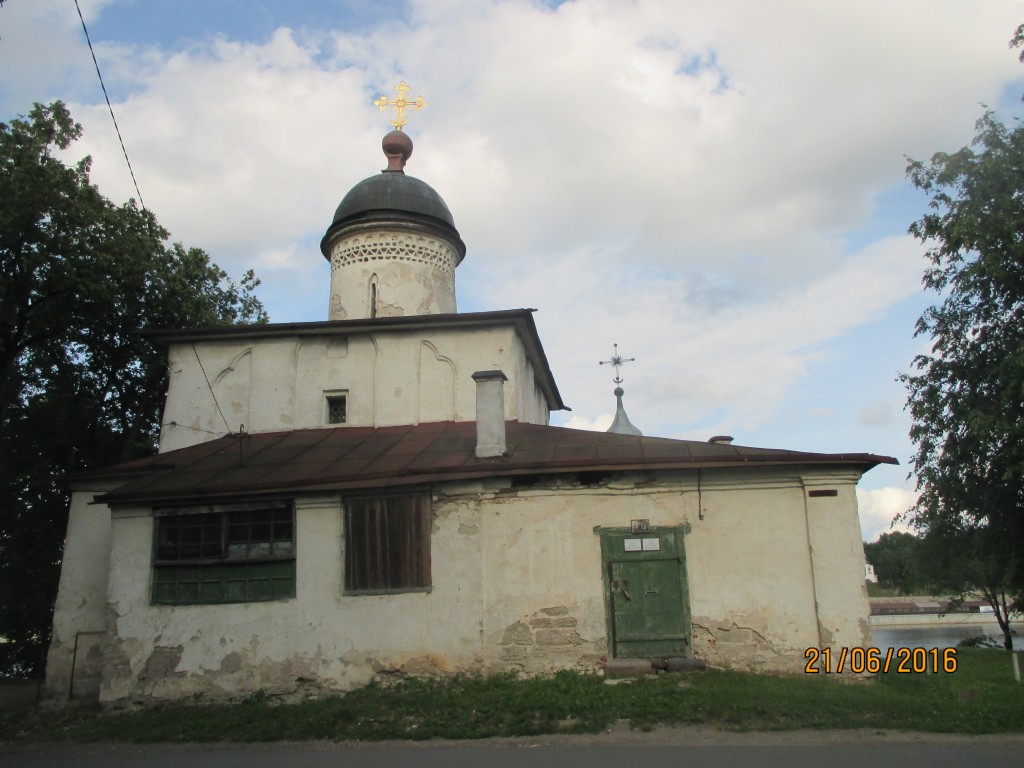Церковь Климента, Папы Римского, бывшего Климентского монастыря, Псков (Псков, город, Псковская область). фасады