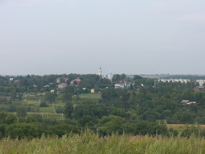 Спасо-Влахернский монастырь, Деденево (Дмитровский городской округ, Московская область). общий вид в ландшафте