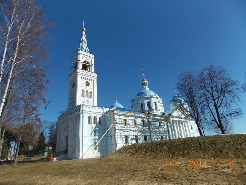 Деденево. Спасо-Влахернский монастырь. общий вид в ландшафте
