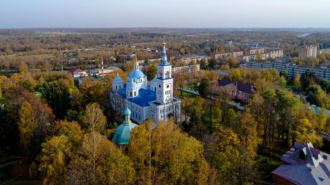Деденево. Спасо-Влахернский монастырь. общий вид в ландшафте