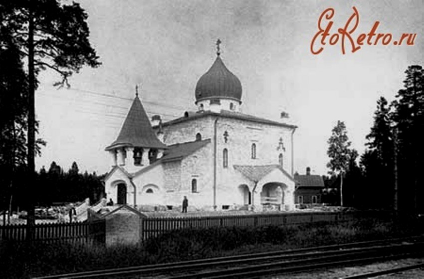 Песочный (Дибуны). Церковь Петра и Павла в Дибунах. архивная фотография, фото с сайта http://www.etoretro.ru