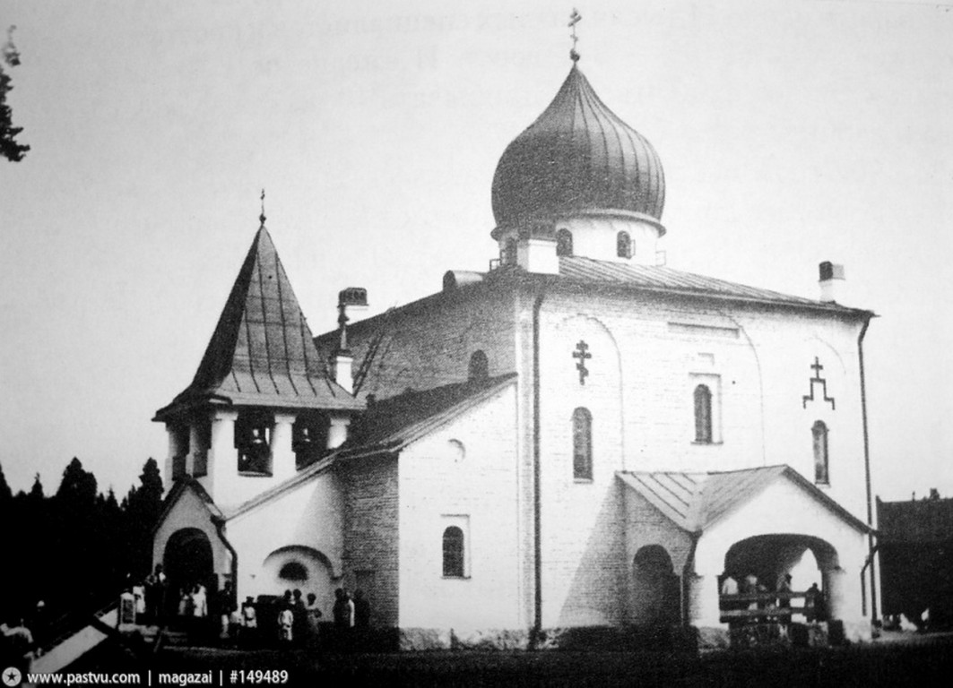 Песочный (Дибуны). Церковь Петра и Павла в Дибунах. архивная фотография, 1914—1916,год.Направление съемки:северо-запад. с сайта https://pastvu.com/p/149489