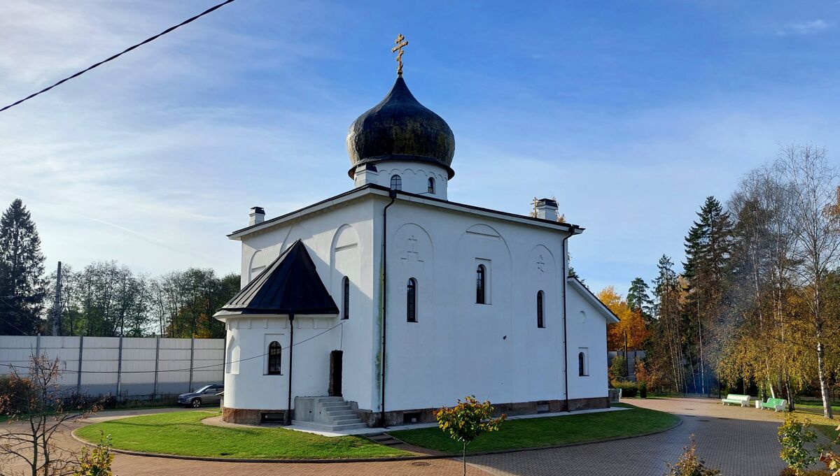 Церковь Петра и Павла в Дибунах, Песочный (Дибуны) (Санкт-Петербург, Курортный район, г. Санкт-Петербург). общий вид в ландшафте
