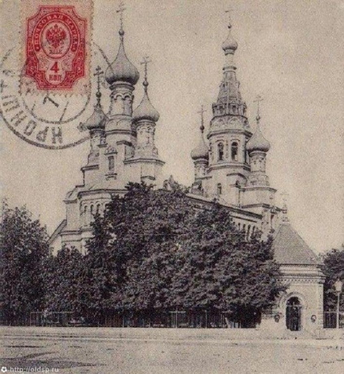 Собор Владимирской иконы Божией Матери, Кронштадт (Санкт-Петербург, Кронштадтский район, г. Санкт-Петербург). архивная фотография, Фото с сайта pastvu.ru Фото 1900-1914 гг.