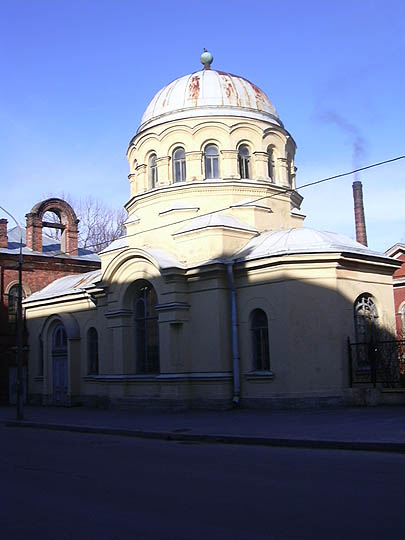 Церковь Николая Чудотворца в Морском госпитале, Кронштадт (Санкт-Петербург, Кронштадтский район, г. Санкт-Петербург). фасады