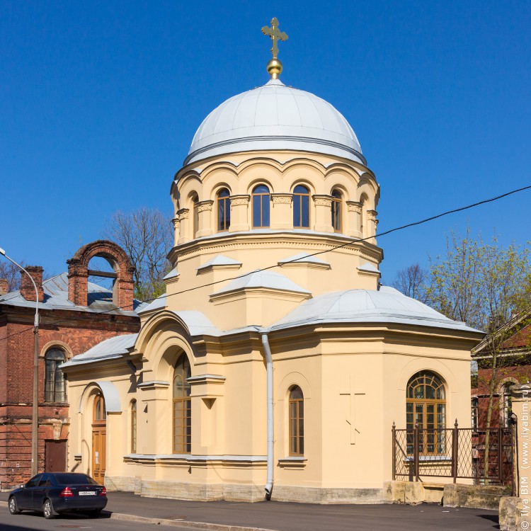 Церковь Николая Чудотворца в Морском госпитале, Кронштадт (Санкт-Петербург, Кронштадтский район, г. Санкт-Петербург). фасады