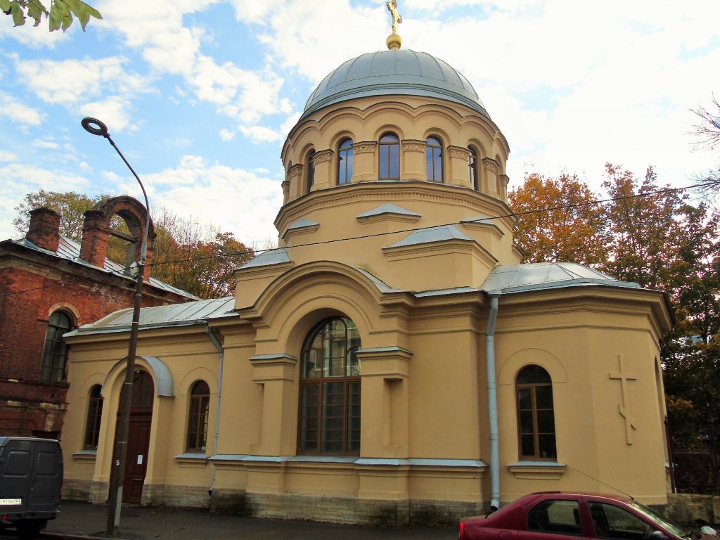 Церковь Николая Чудотворца в Морском госпитале, Кронштадт (Санкт-Петербург, Кронштадтский район, г. Санкт-Петербург). фасады