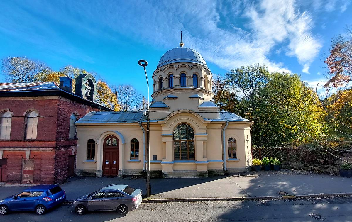 фасады. Церковь Николая Чудотворца в Морском госпитале, Кронштадт (Санкт-Петербург, Кронштадтский район, г. Санкт-Петербург)