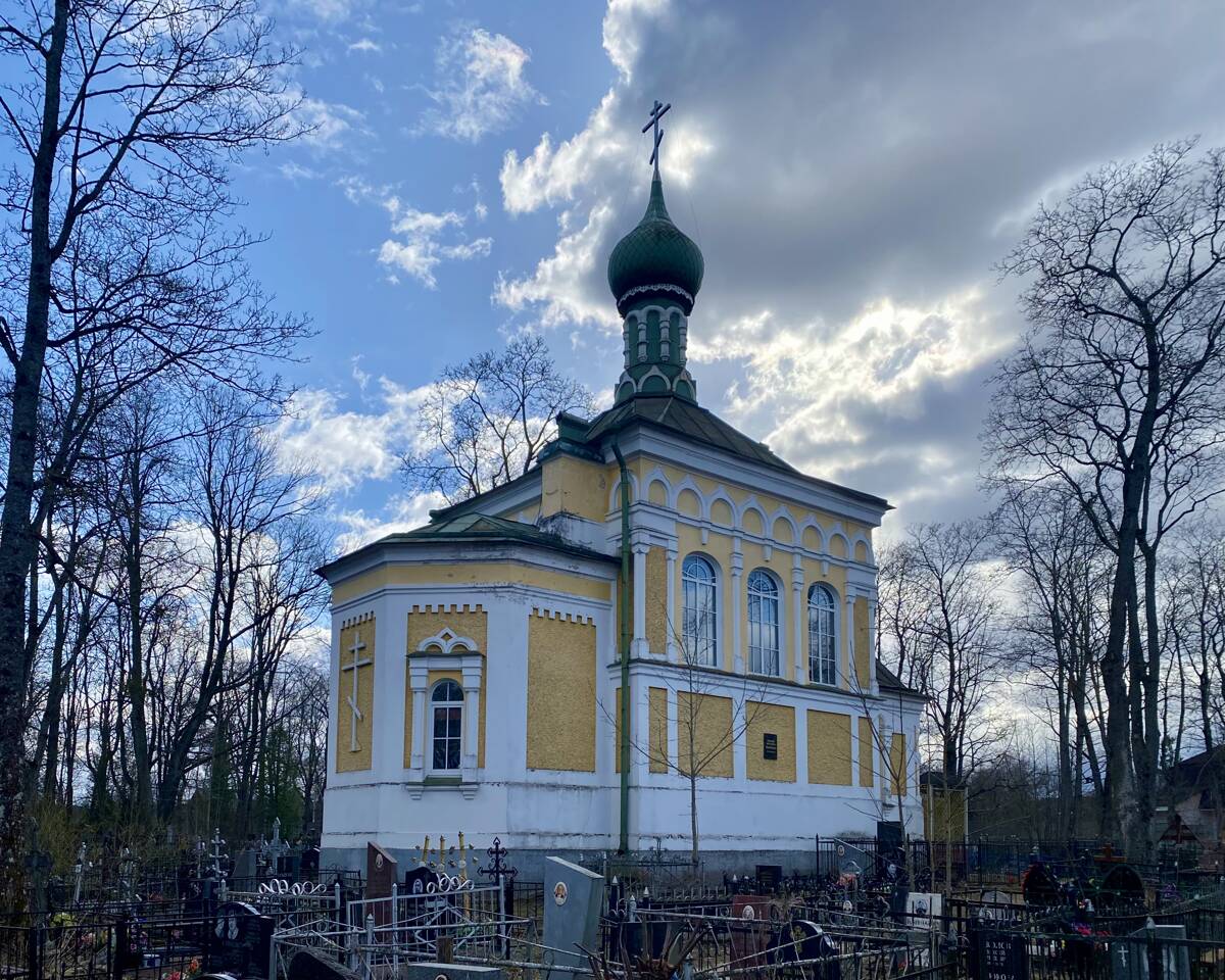 Церковь Усекновения главы Иоанна Предтечи, Гатчина (Гатчинский район, Ленинградская область). фасады, Вид с СВ