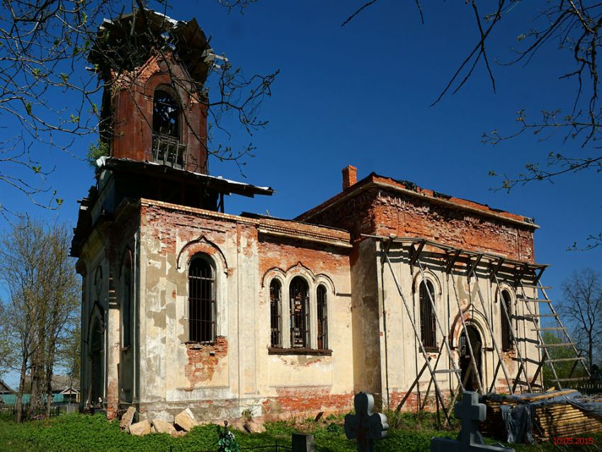 Церковь Николая Чудотворца, Ястребино (Волосовский район, Ленинградская область). фасады