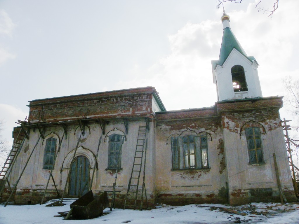 Церковь Николая Чудотворца, Ястребино (Волосовский район, Ленинградская область). фасады
