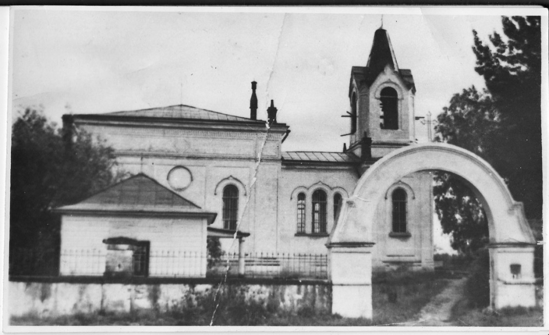 Церковь Николая Чудотворца, Ястребино (Волосовский район, Ленинградская область). архивная фотография, Фото 1960-х годов из архива прихода